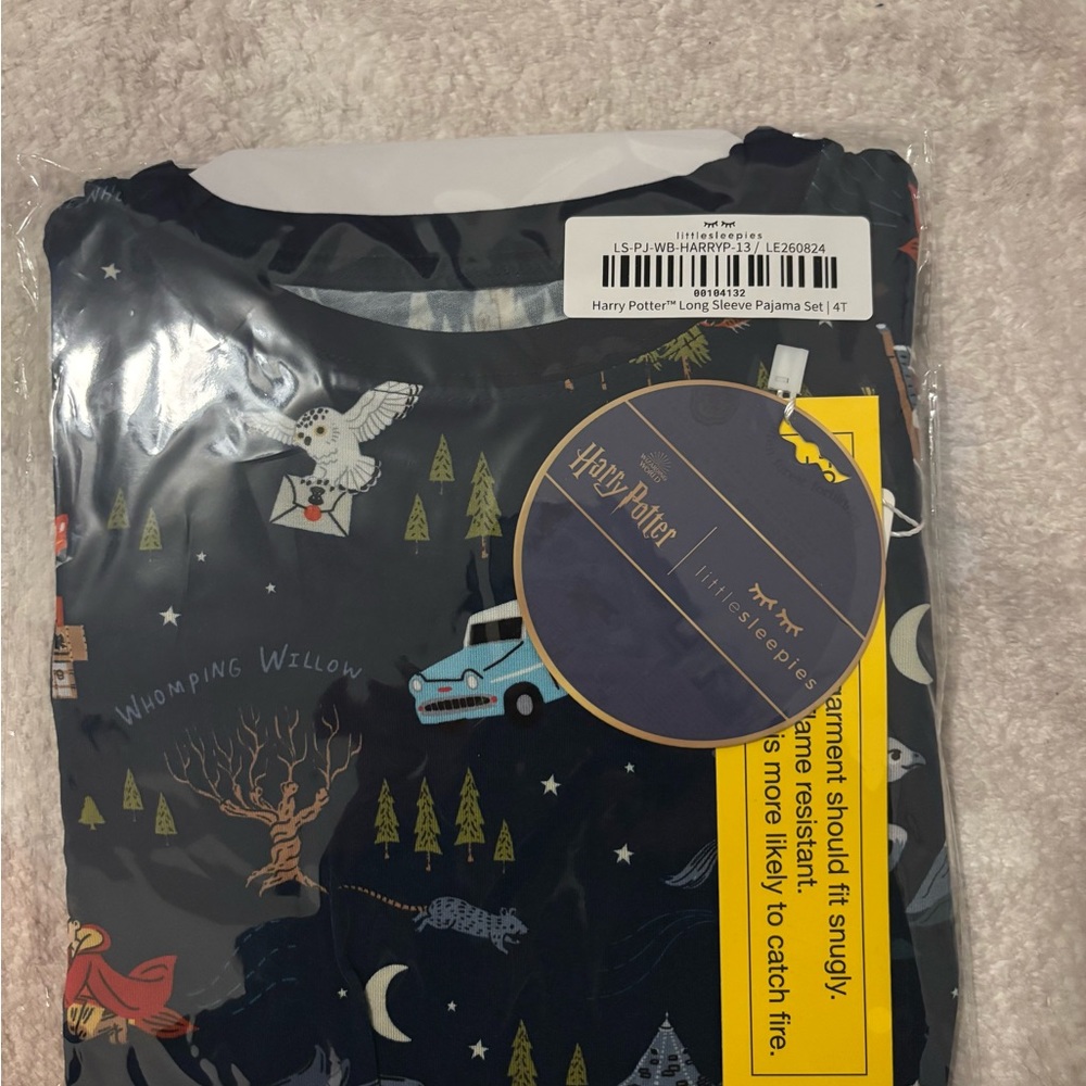 Little Sleepies Evening at Hogwarts LS pj set 4T